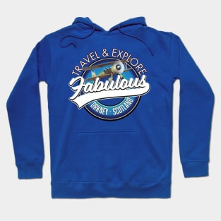 travel explore fabulous Orkney Scotlands logo Hoodie